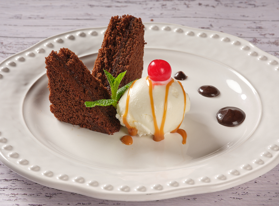 Brownie con Helado