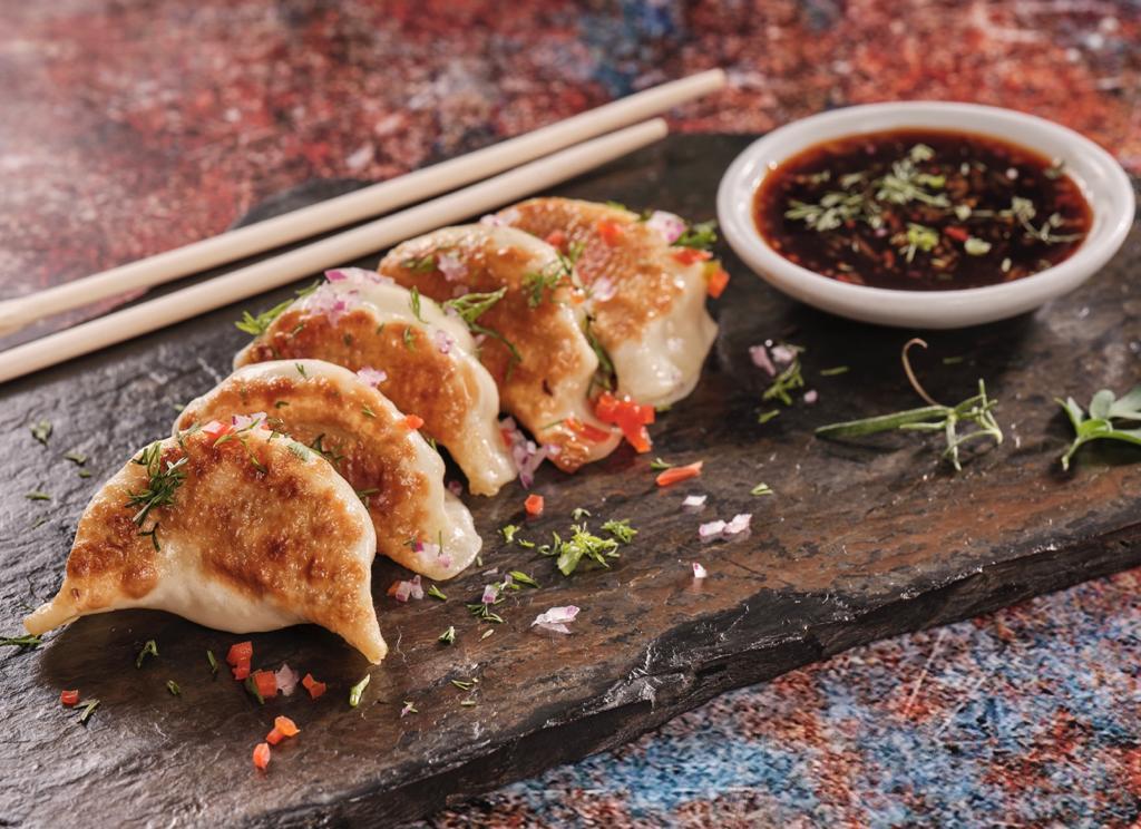 Gyozas  de CamarÃ³n