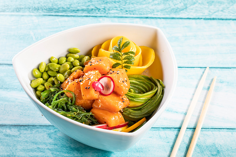 Poke Bowl Coctel del Mar SalmÃ³n 