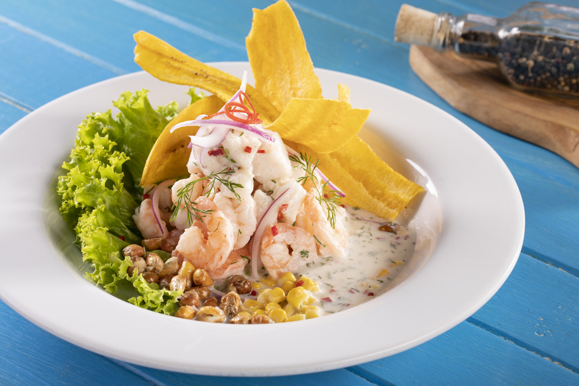 Ceviche Peruano Mixto 
