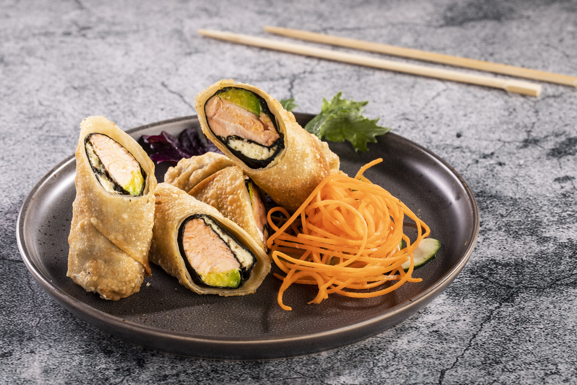 Spring Rolls de SalmÃ³n
