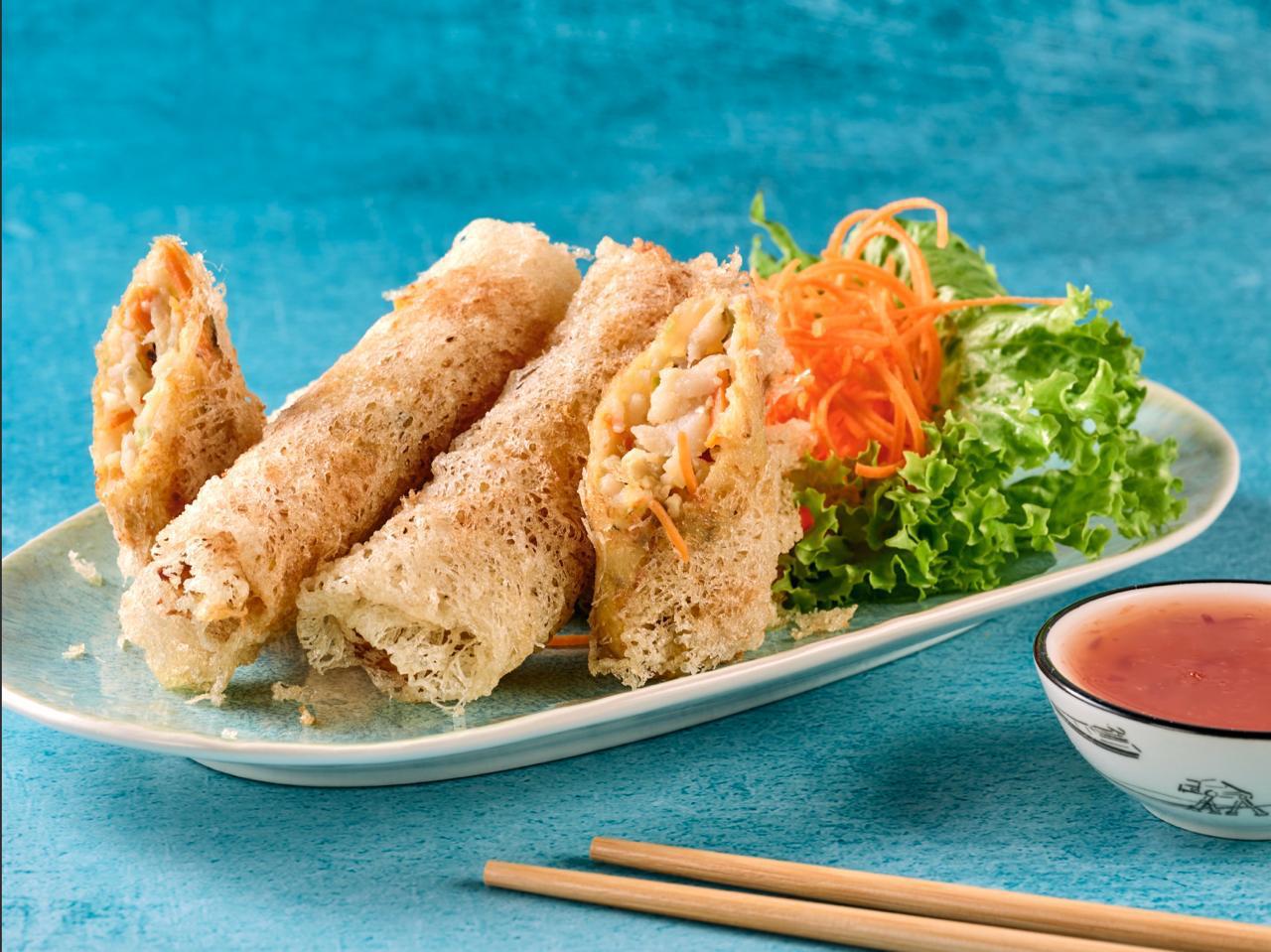 Netted Springs Roll Vietnamitas de Pescado Blanco